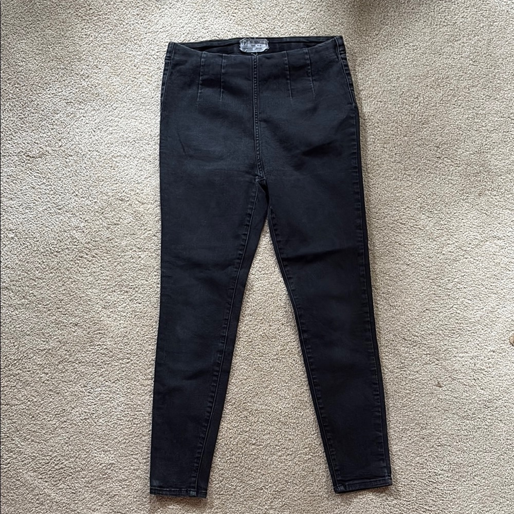 Free People Black Skinny Jeans – Size 30 – Stretch Waist